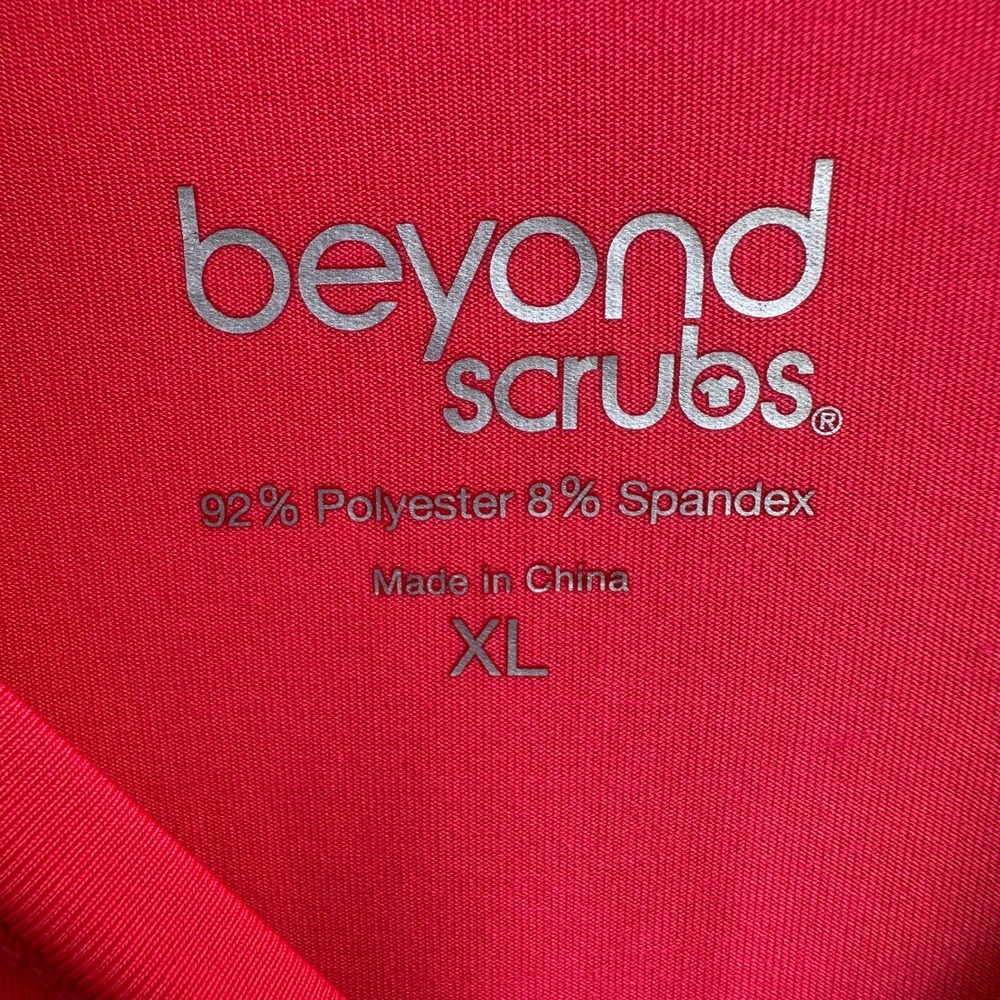 Beyond Scrubs AthleticTop Pink Yoga Long Sleeve Activewear Comfort Fit XL NWOT‎ - Picture 3 of 13